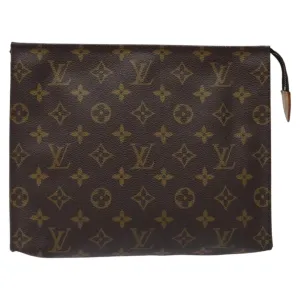 Louis Vuitton Trousse De Toilette Canvas Clutch Bag (Pre-Owned)