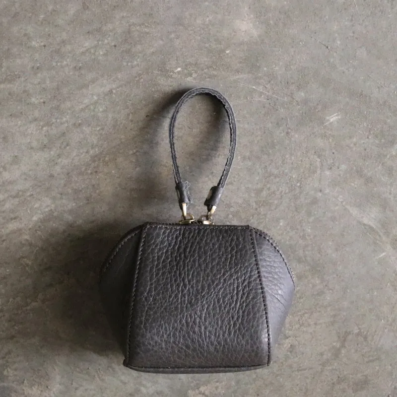 Mini LEATHER Womens Wristlet Wallet Change Wallet Makeup Pouch FOR Women