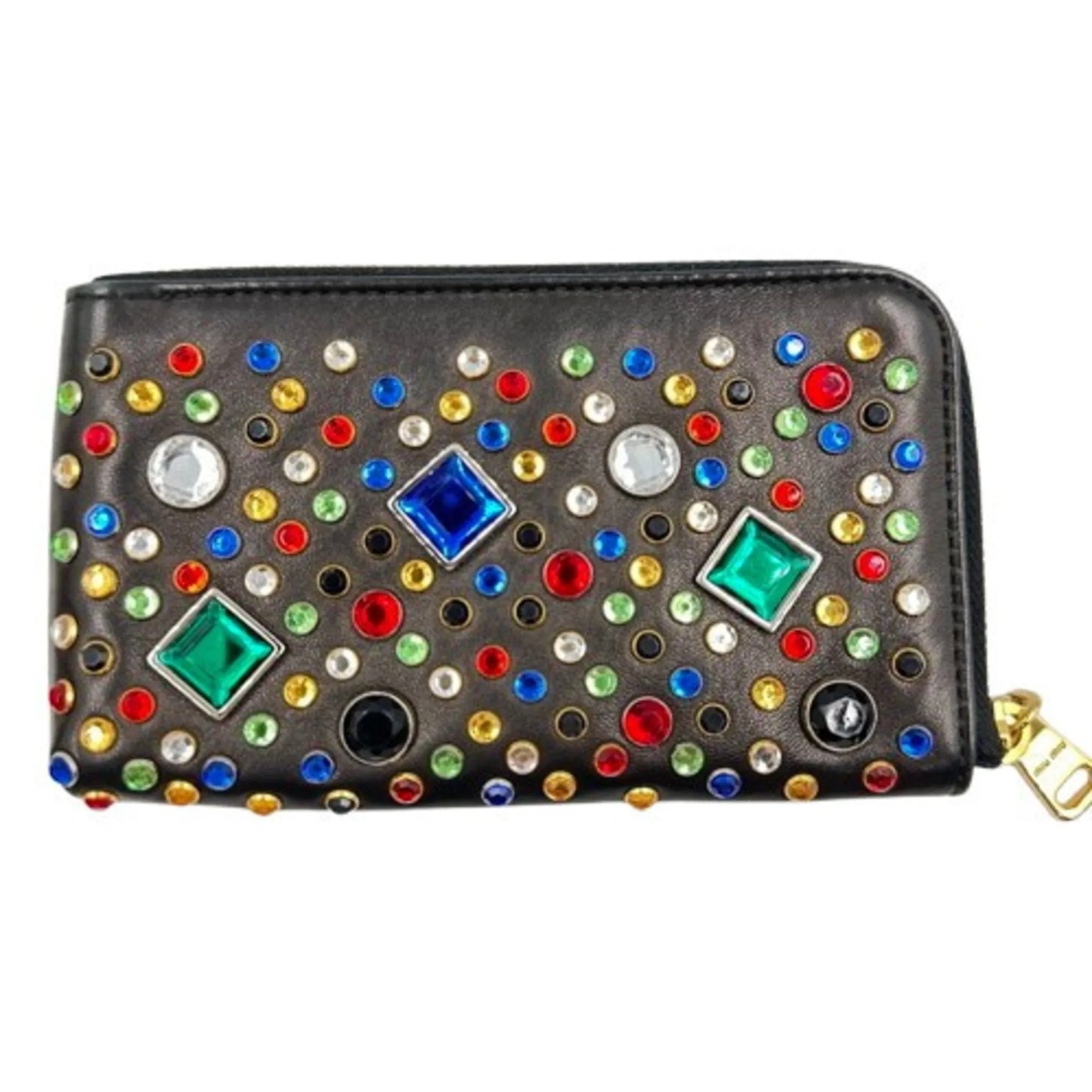 Miu Miu  Leather Clutch Bag Pouch (Pre-Owned)