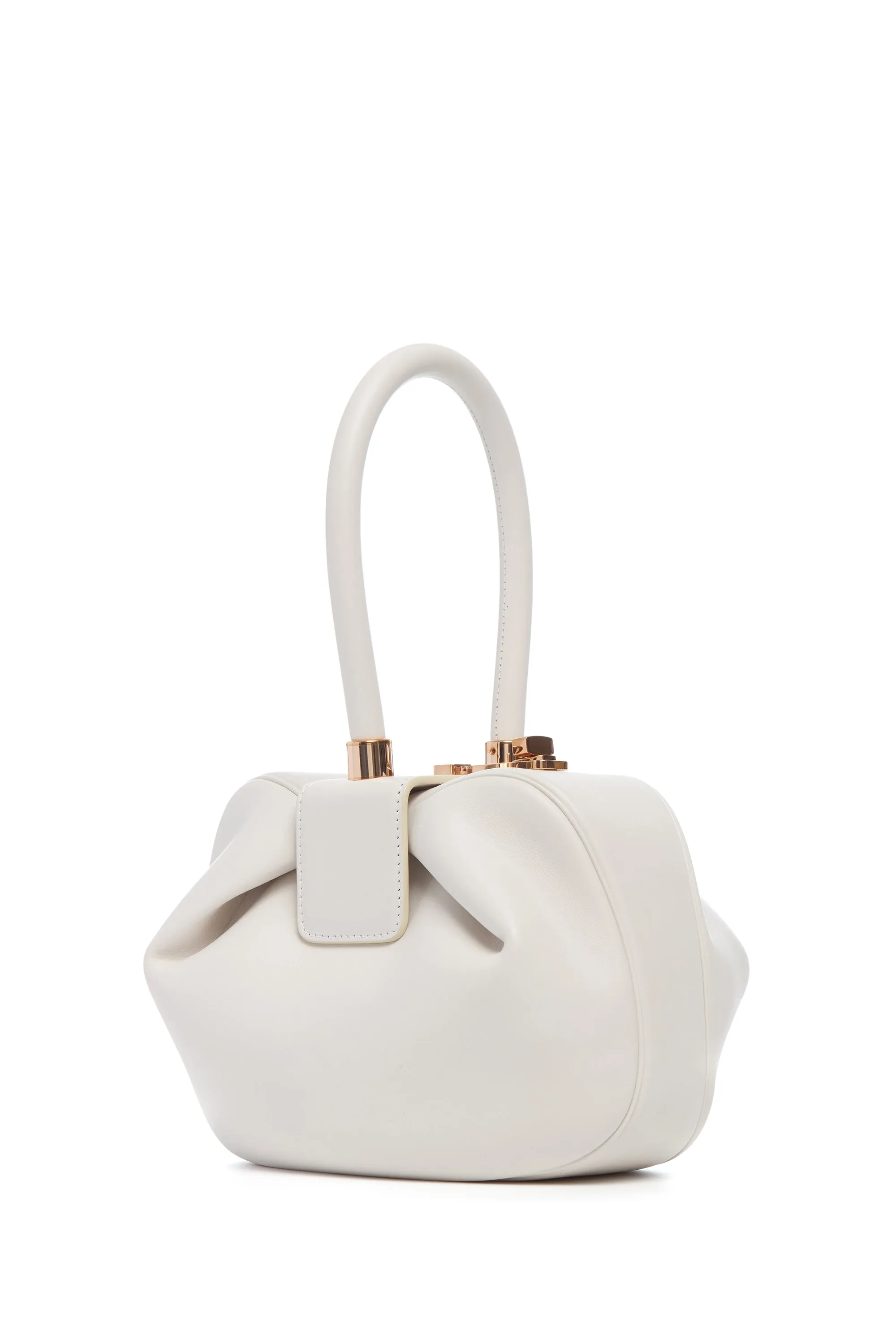 Nina Bag in Ivory Nappa Leather