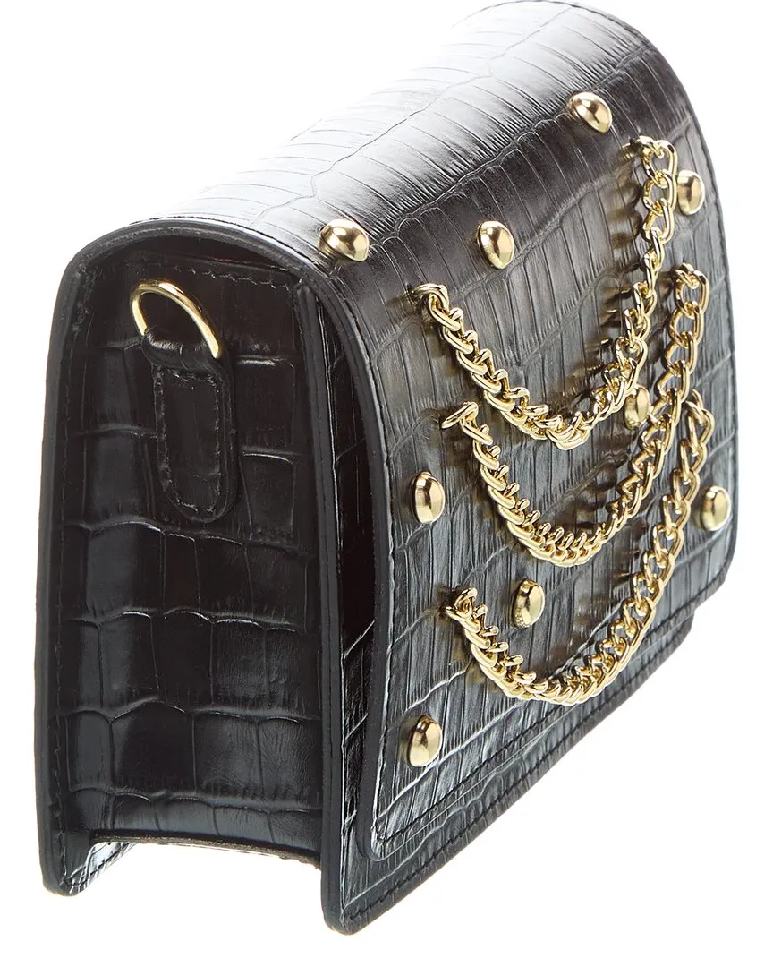 Persaman New York Bonnie13 Leather Clutch
