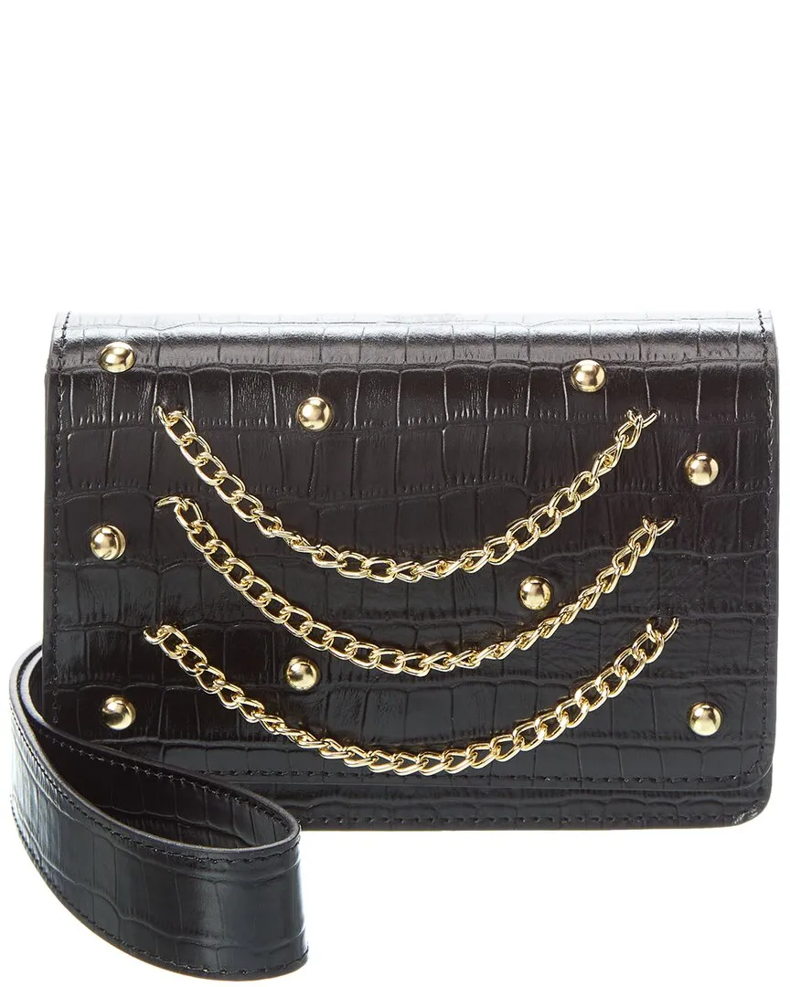 Persaman New York Bonnie13 Leather Clutch