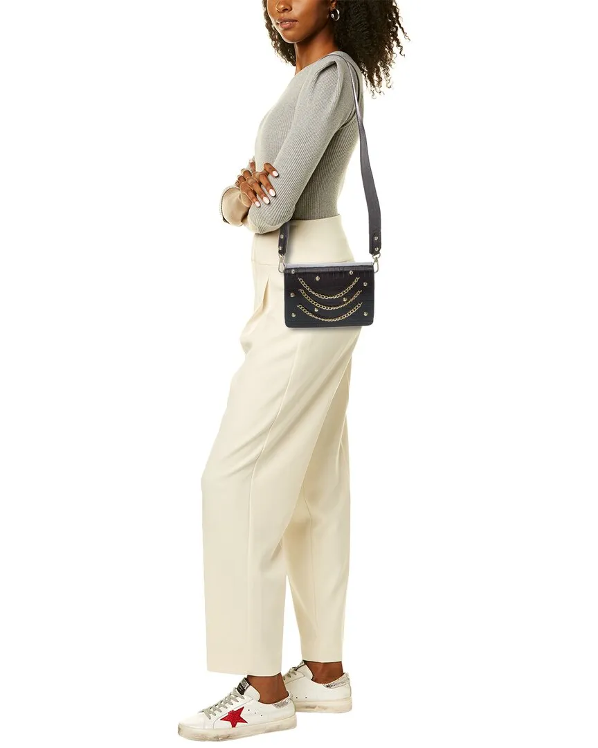 Persaman New York Bonnie13 Leather Clutch
