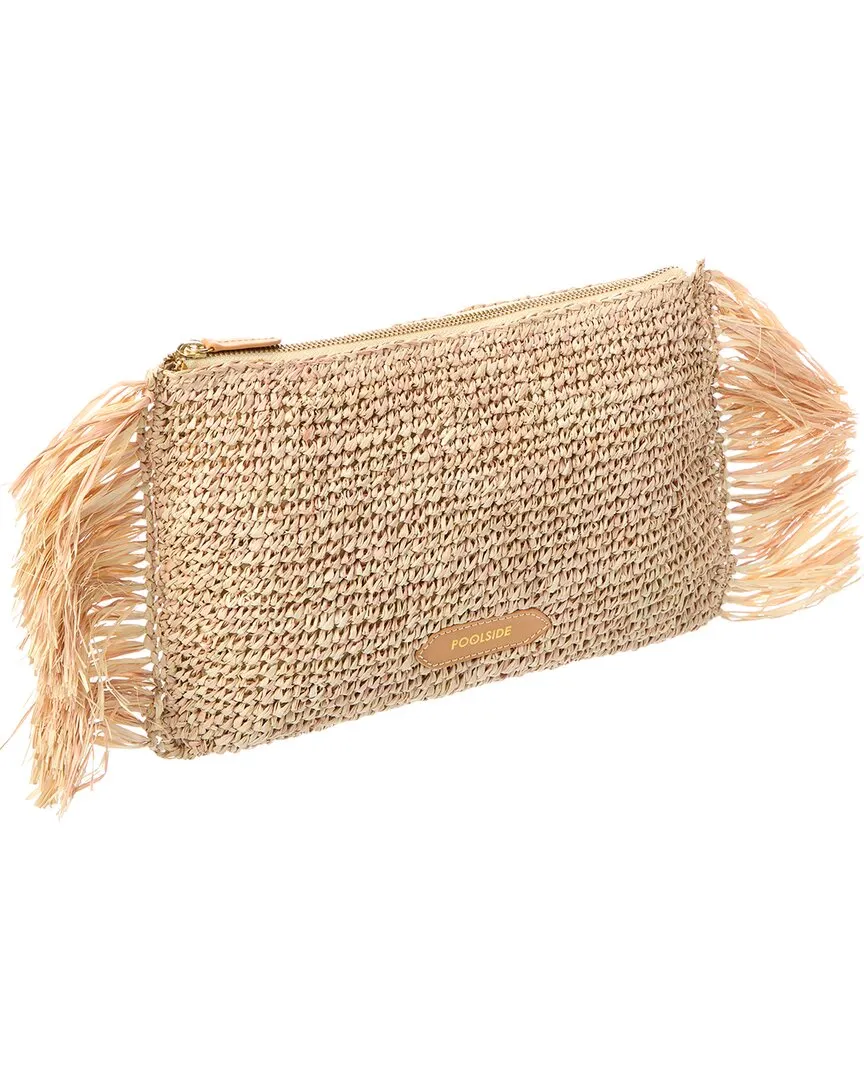 POOLSIDE The Tropical Fringe Clutch
