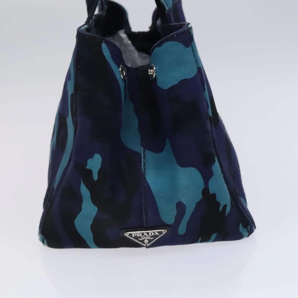 Prada Canapa Canvas Handbag (Pre-Owned)