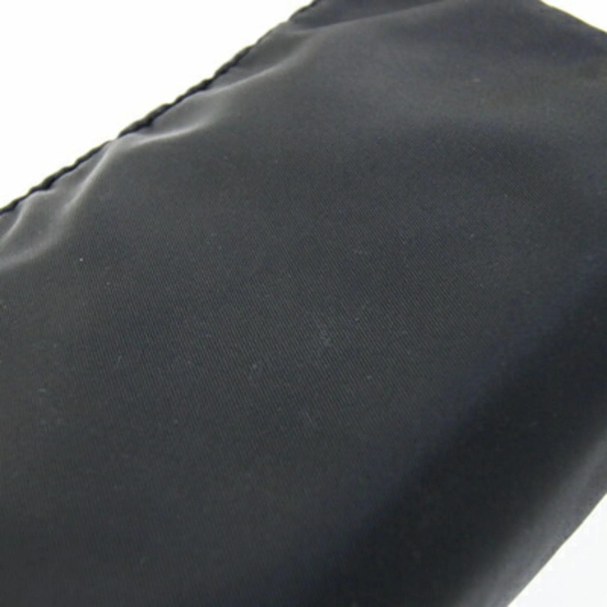 Prada Nylon Leather Clutch Bag Pouch (Pre-Owned)