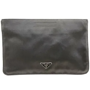 Prada Tessuto Synthetic Clutch Bag (Pre-Owned)