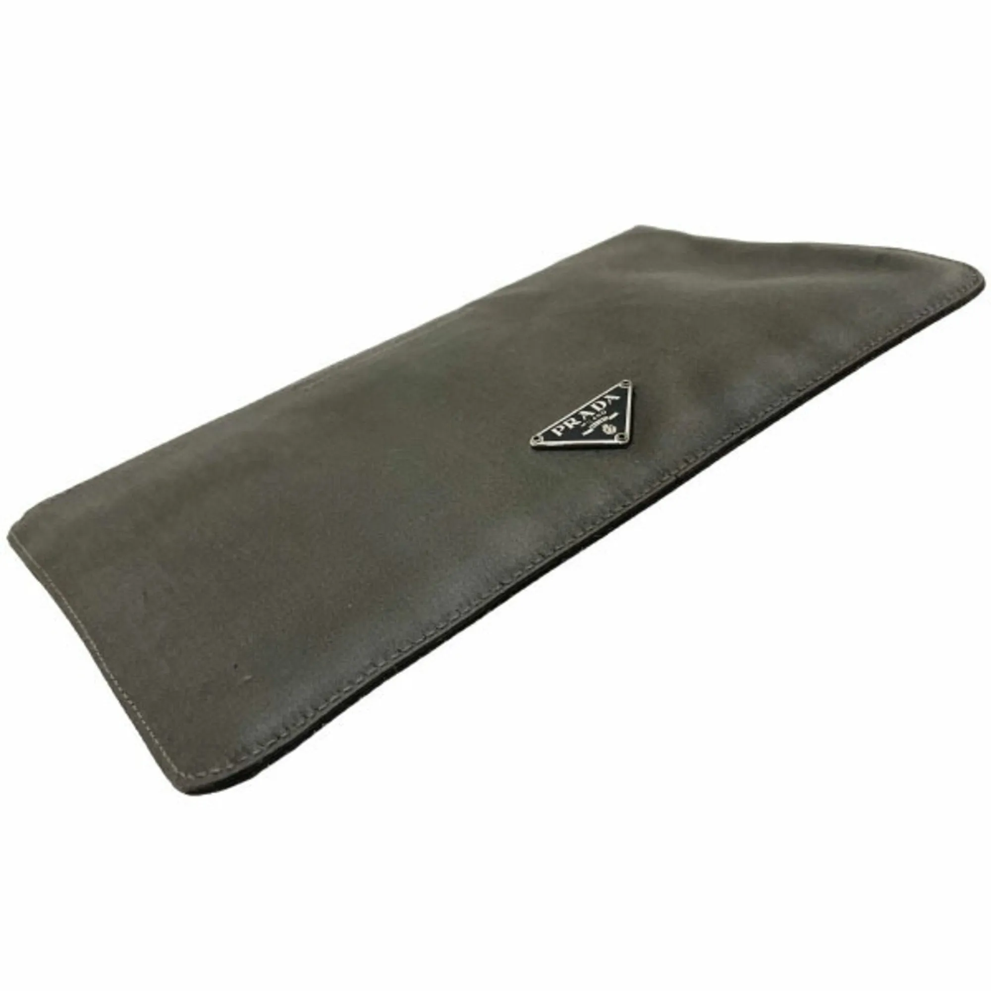 Prada Tessuto Synthetic Clutch Bag (Pre-Owned)
