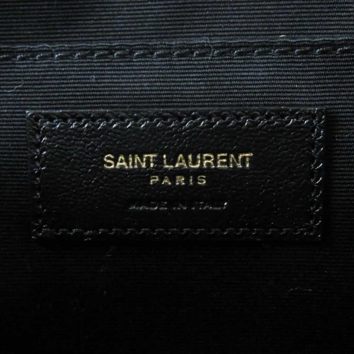 SAINT LAURENT Shoulder Bag 761554 Main: Leather black Roux camera bag Women Used