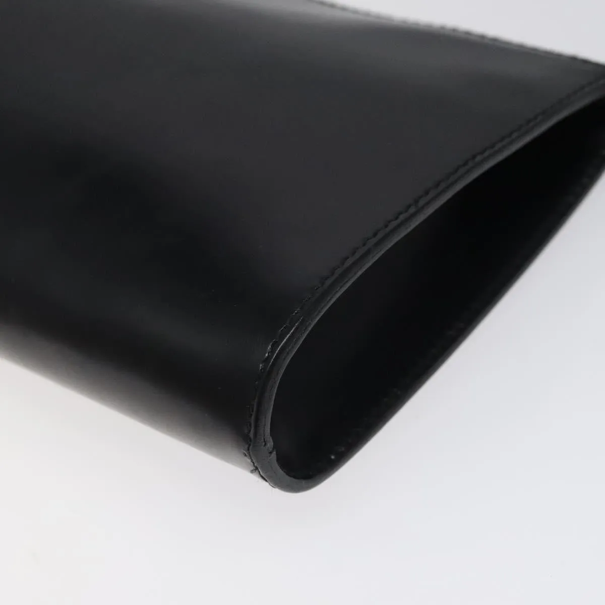 Salvatore Ferragamo Gancini Leather Clutch Bag (Pre-Owned)