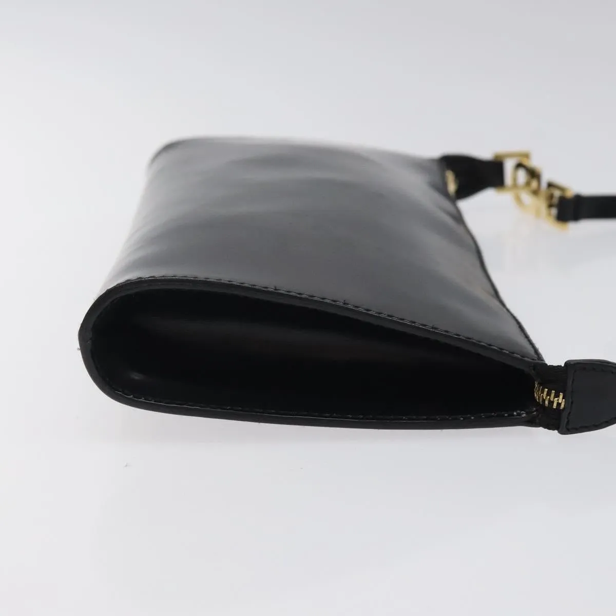 Salvatore Ferragamo Gancini Leather Clutch Bag (Pre-Owned)