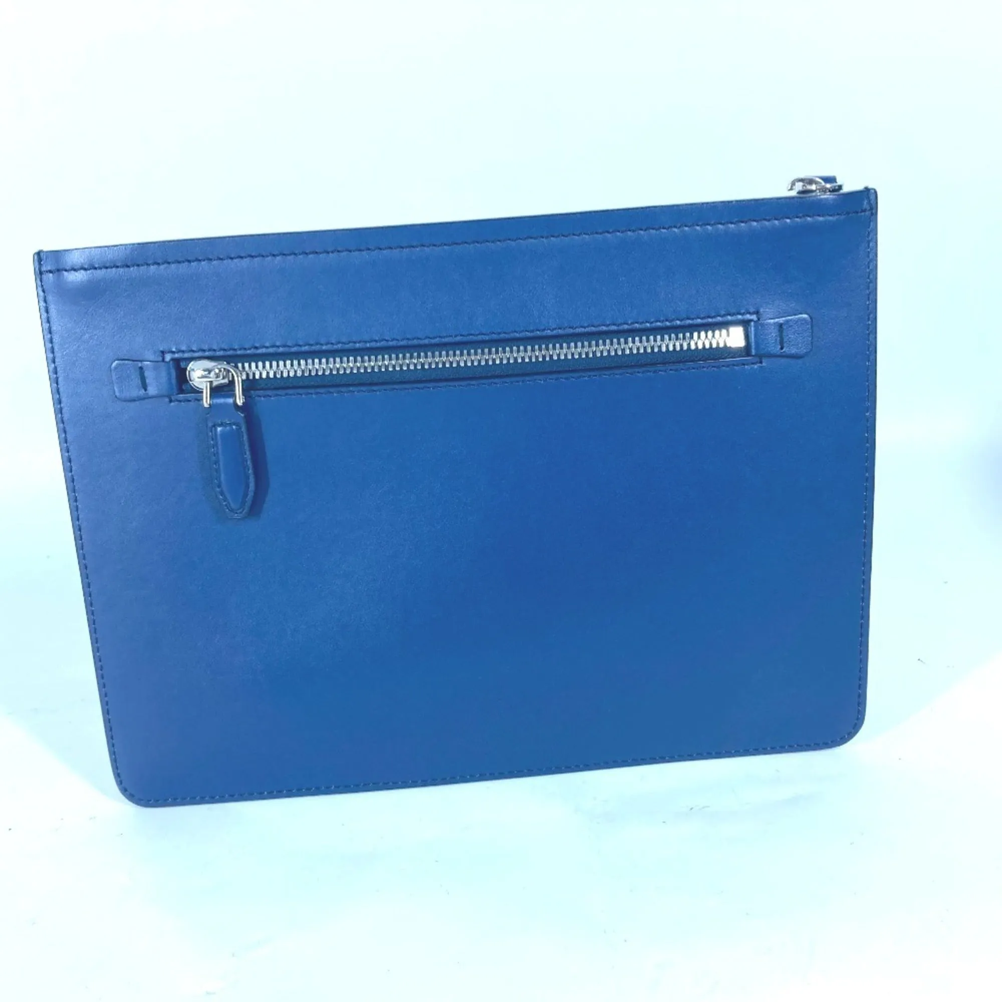 Salvatore Ferragamo  Leather Clutch Bag Pouch (Pre-Owned)