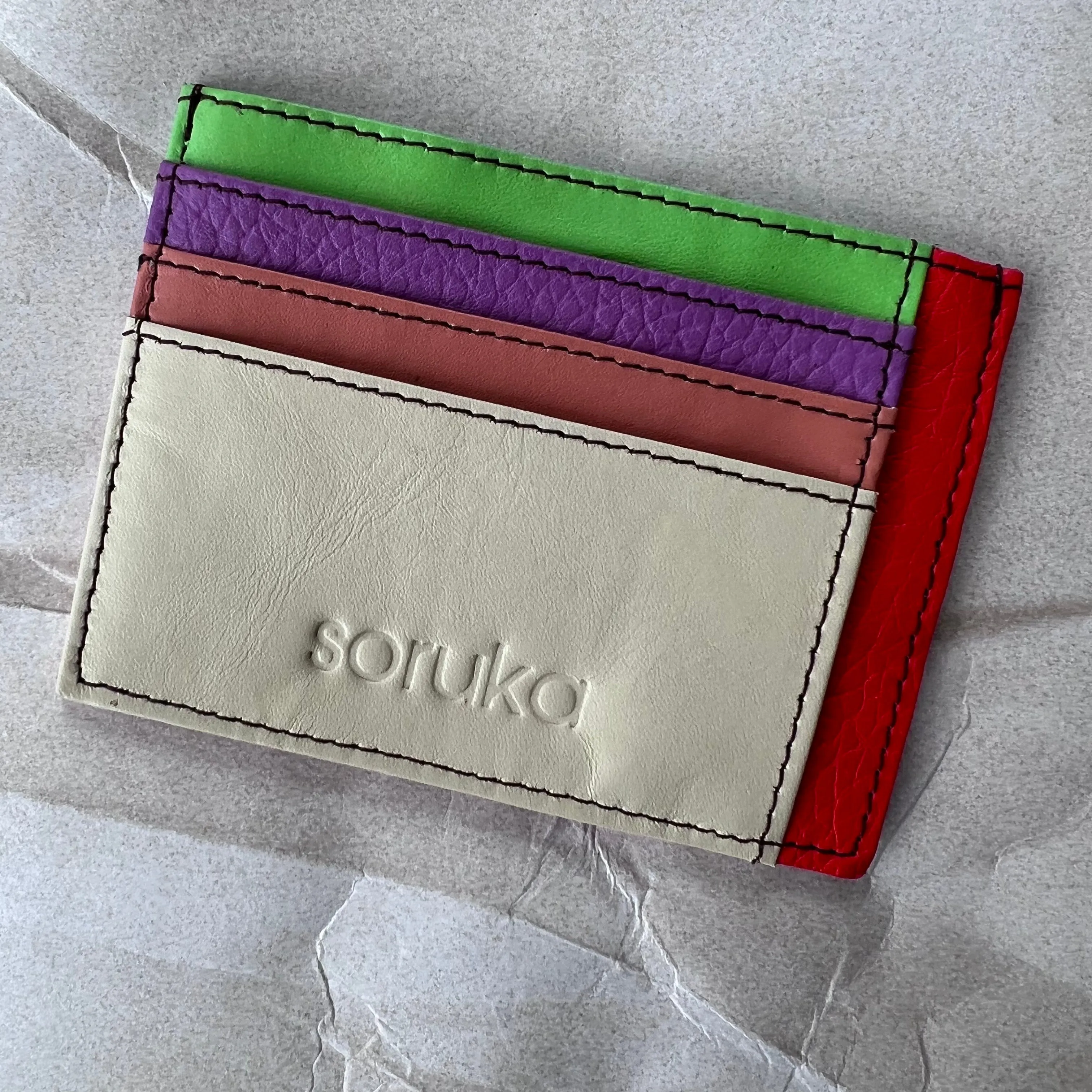 Soruka - Brook Card Slot Wallet, Cream
