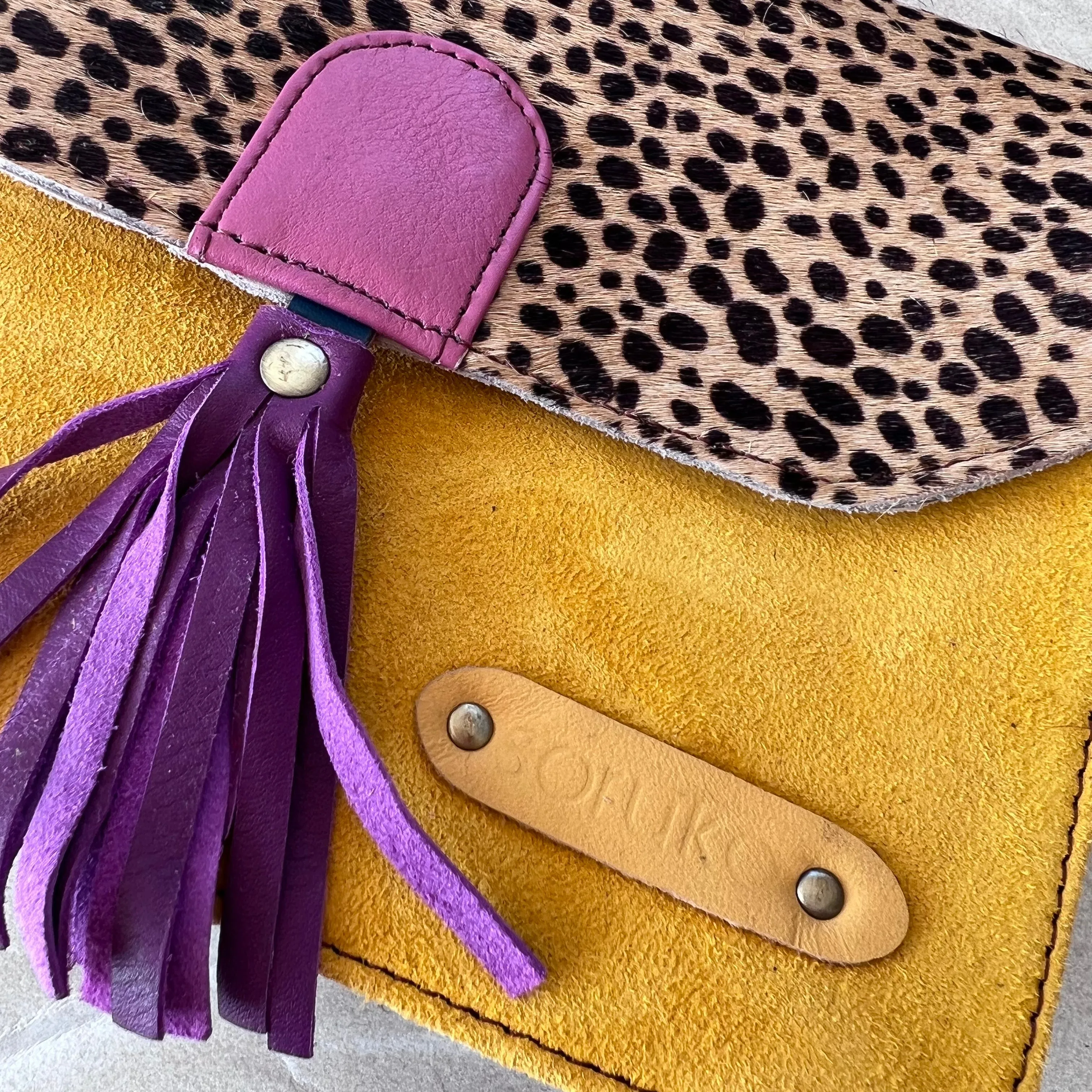Soruka - Claire Purse, Purple Tassel