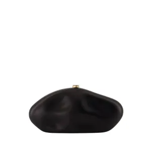 The Caldera Clutch - Leather - Black