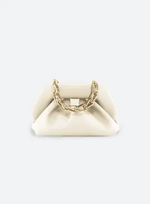 Tia Apple Clutch In Linen
