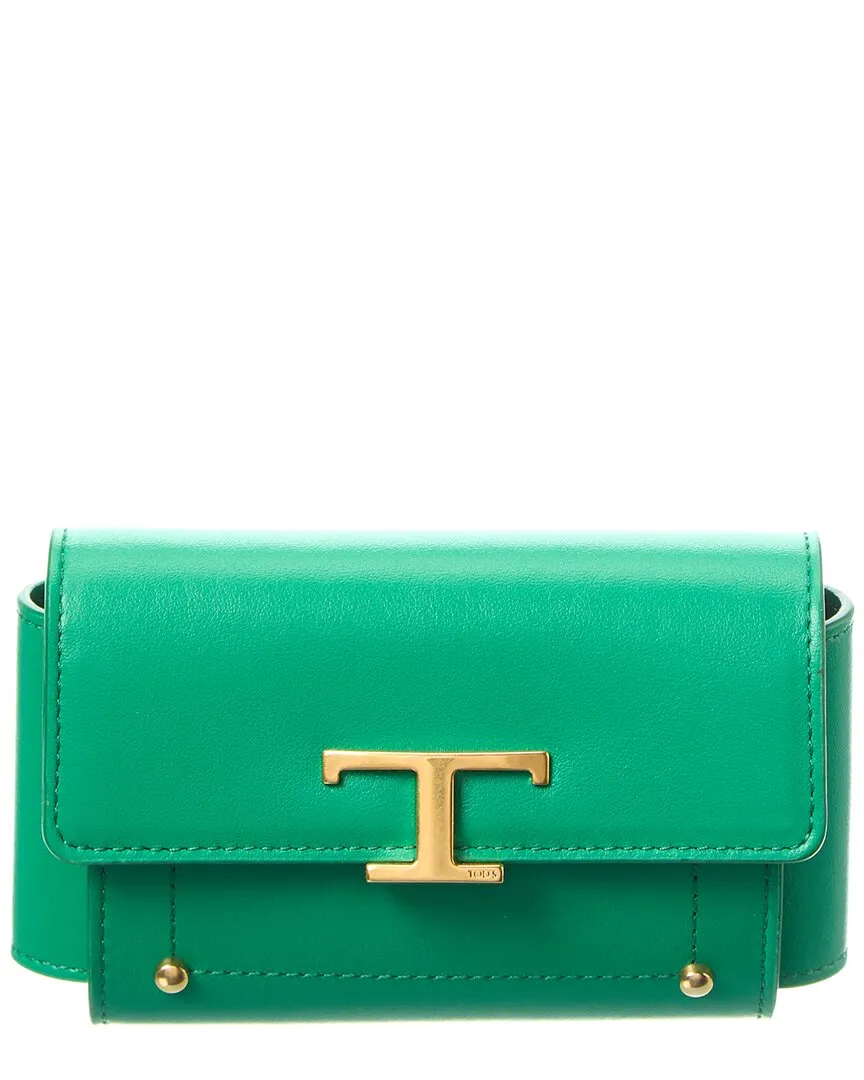 TODs Leather Pouch On Chain