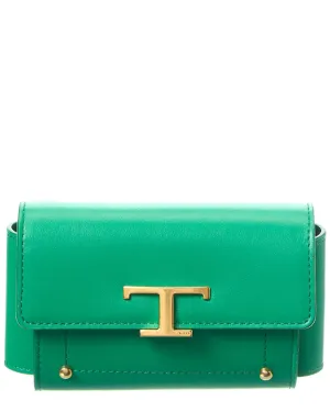 TODs Leather Pouch On Chain