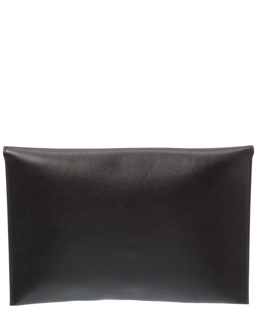 TODs Logo Leather Pouch