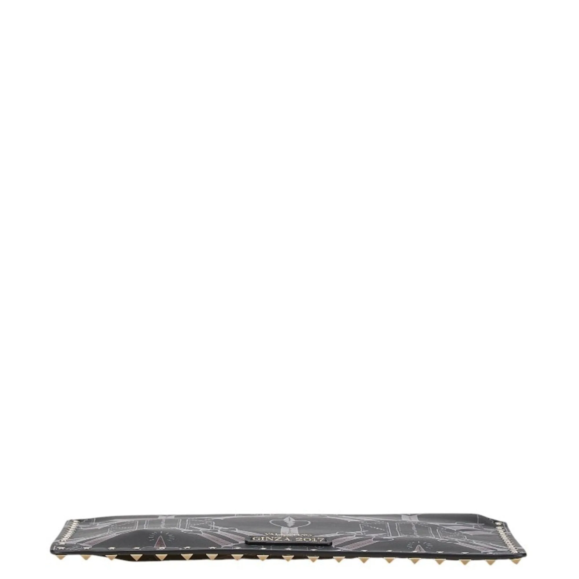 Valentino Leather Clutch Bag (Pre-Owned)