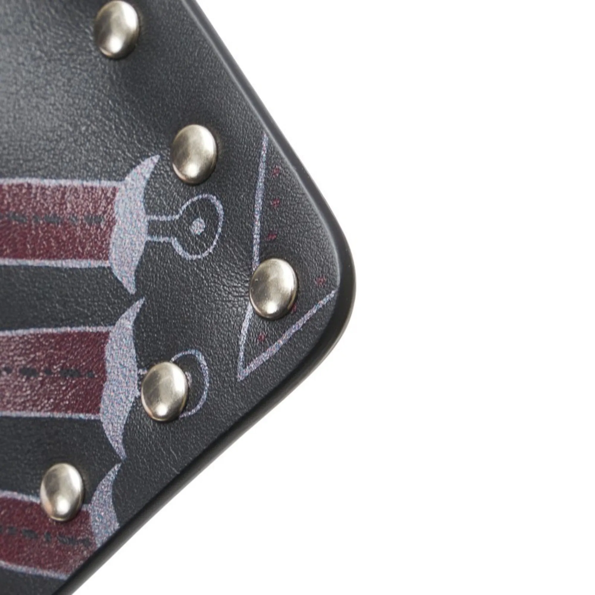 Valentino Leather Clutch Bag (Pre-Owned)