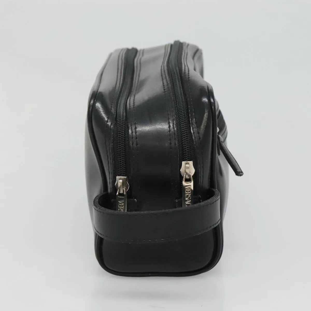 Versace Gianni Leather Clutch Bag (Pre-Owned)