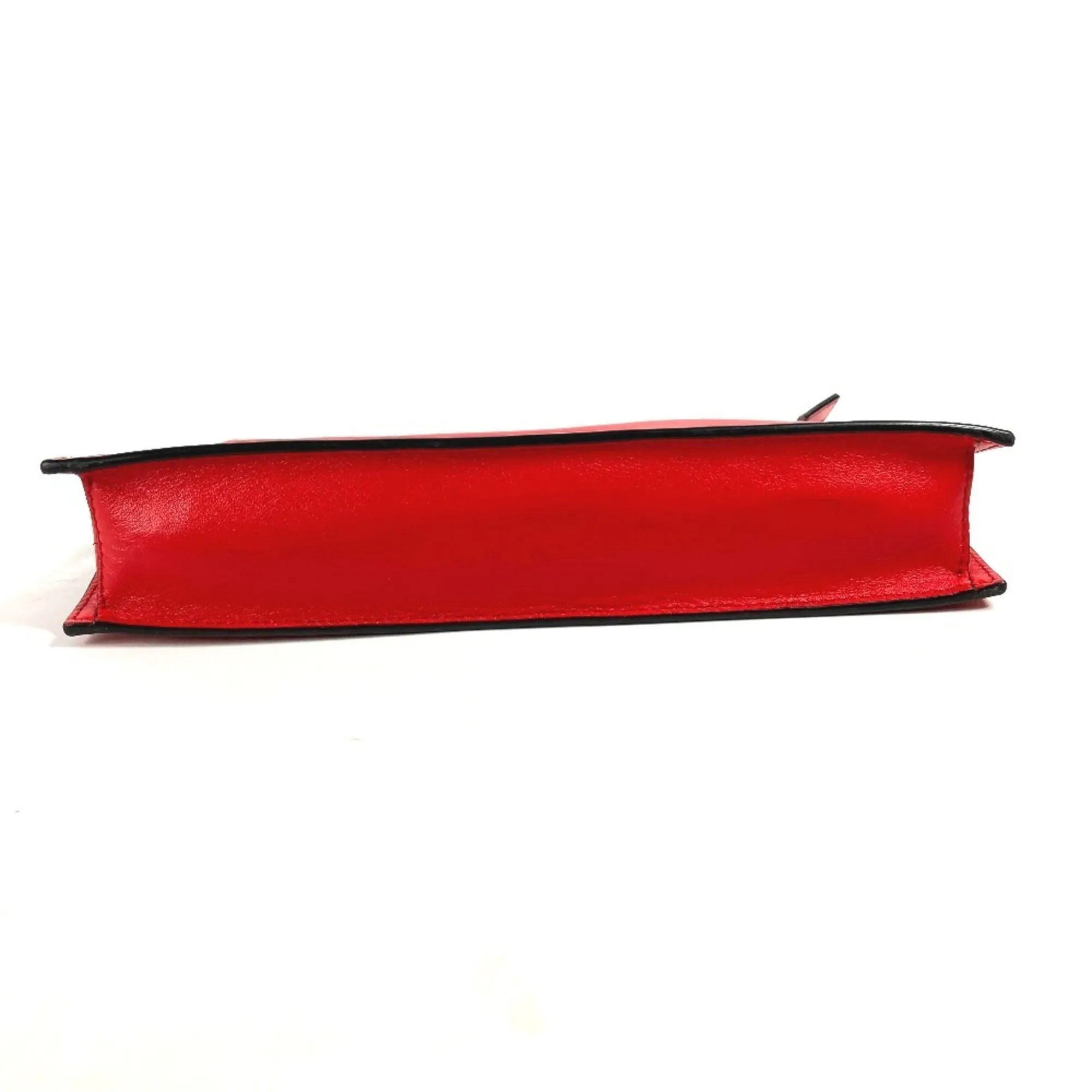 Versace  Leather Clutch Bag Pouch (Pre-Owned)