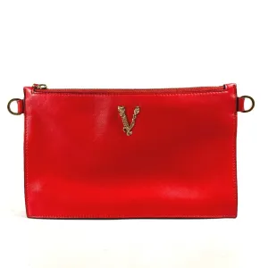 Versace  Leather Clutch Bag Pouch (Pre-Owned)