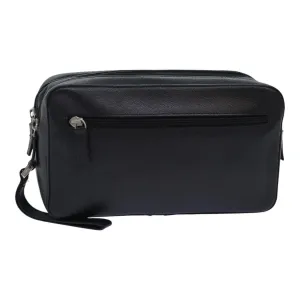 Versace  Leather Clutch Bag (Pre-Owned)