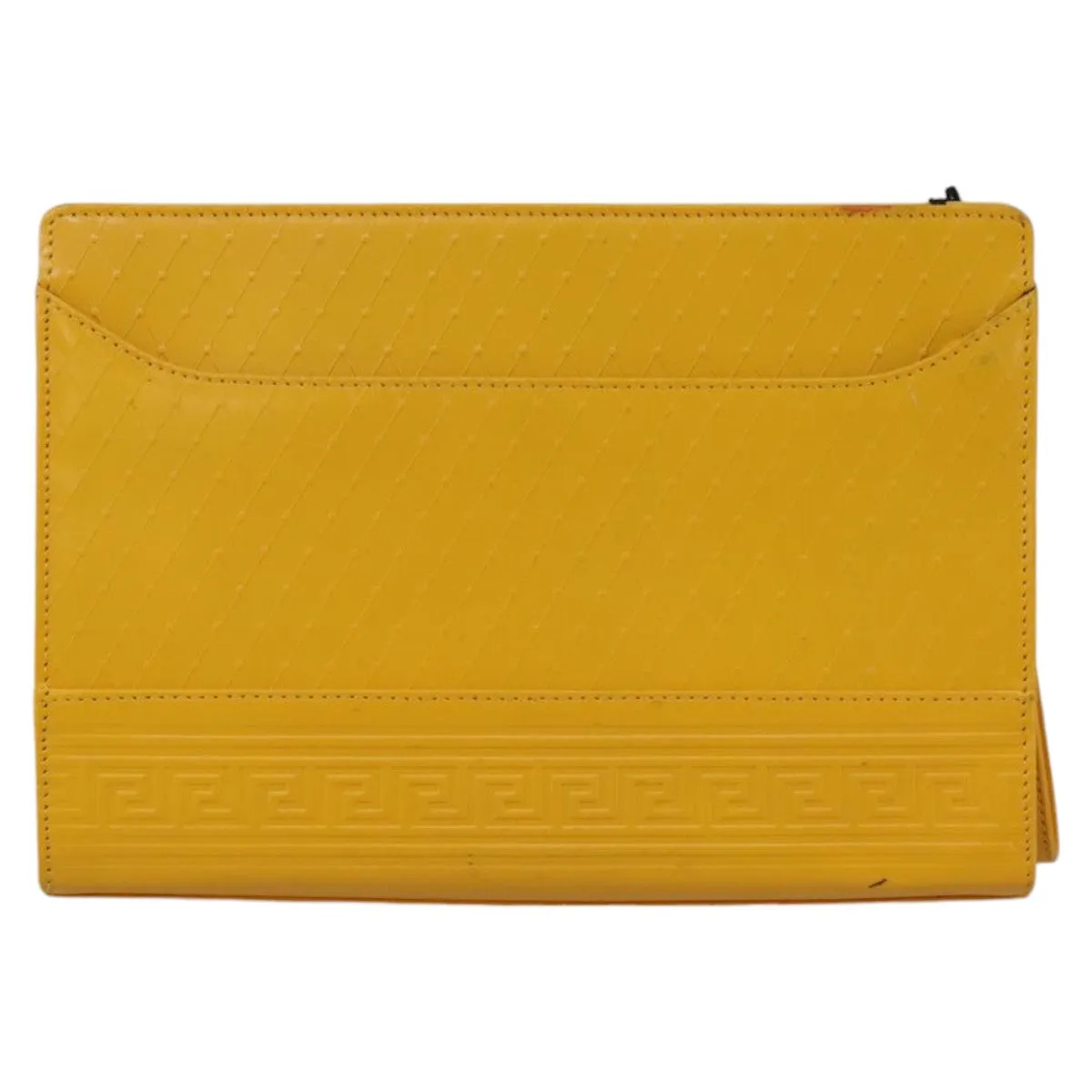 Versace  Leather Clutch Bag (Pre-Owned)