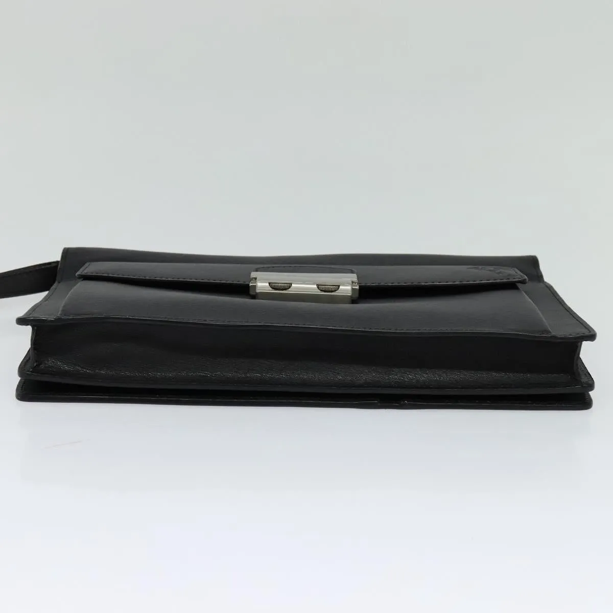Versace Leather Clutch Bag (Pre-Owned)