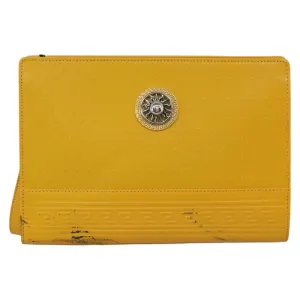 Versace  Leather Clutch Bag (Pre-Owned)