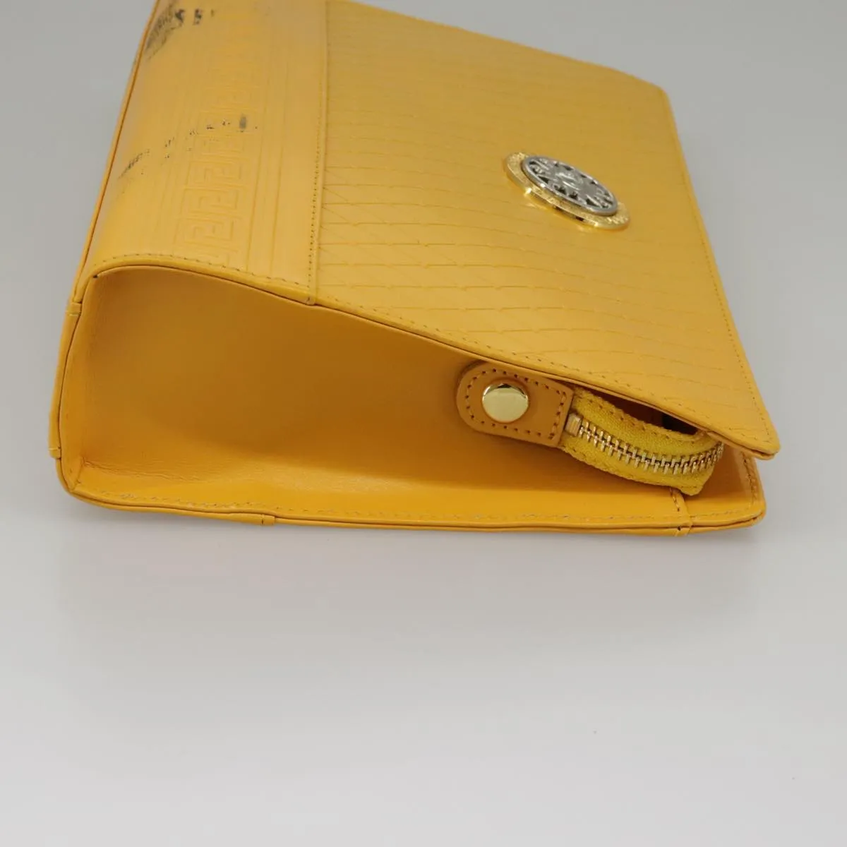 Versace  Leather Clutch Bag (Pre-Owned)
