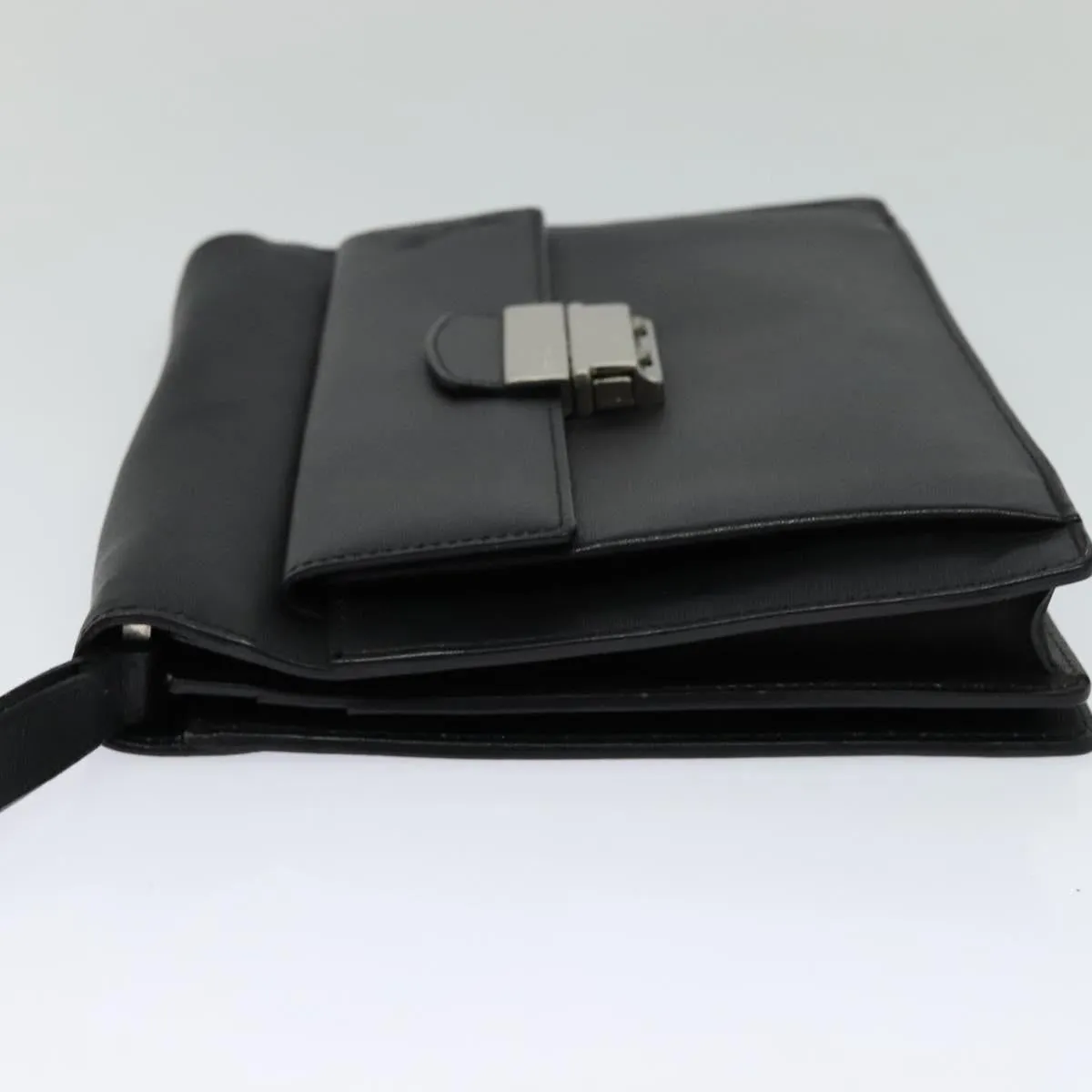 Versace Leather Clutch Bag (Pre-Owned)