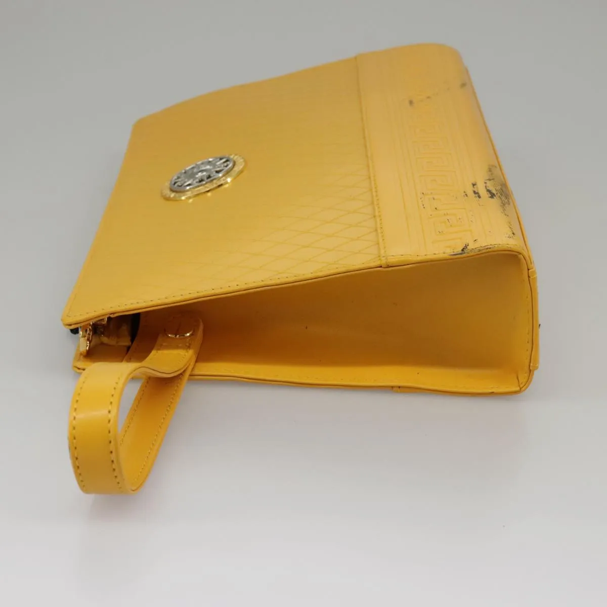Versace  Leather Clutch Bag (Pre-Owned)