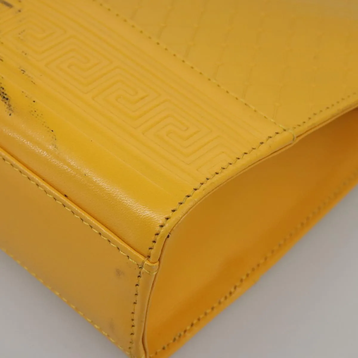 Versace  Leather Clutch Bag (Pre-Owned)