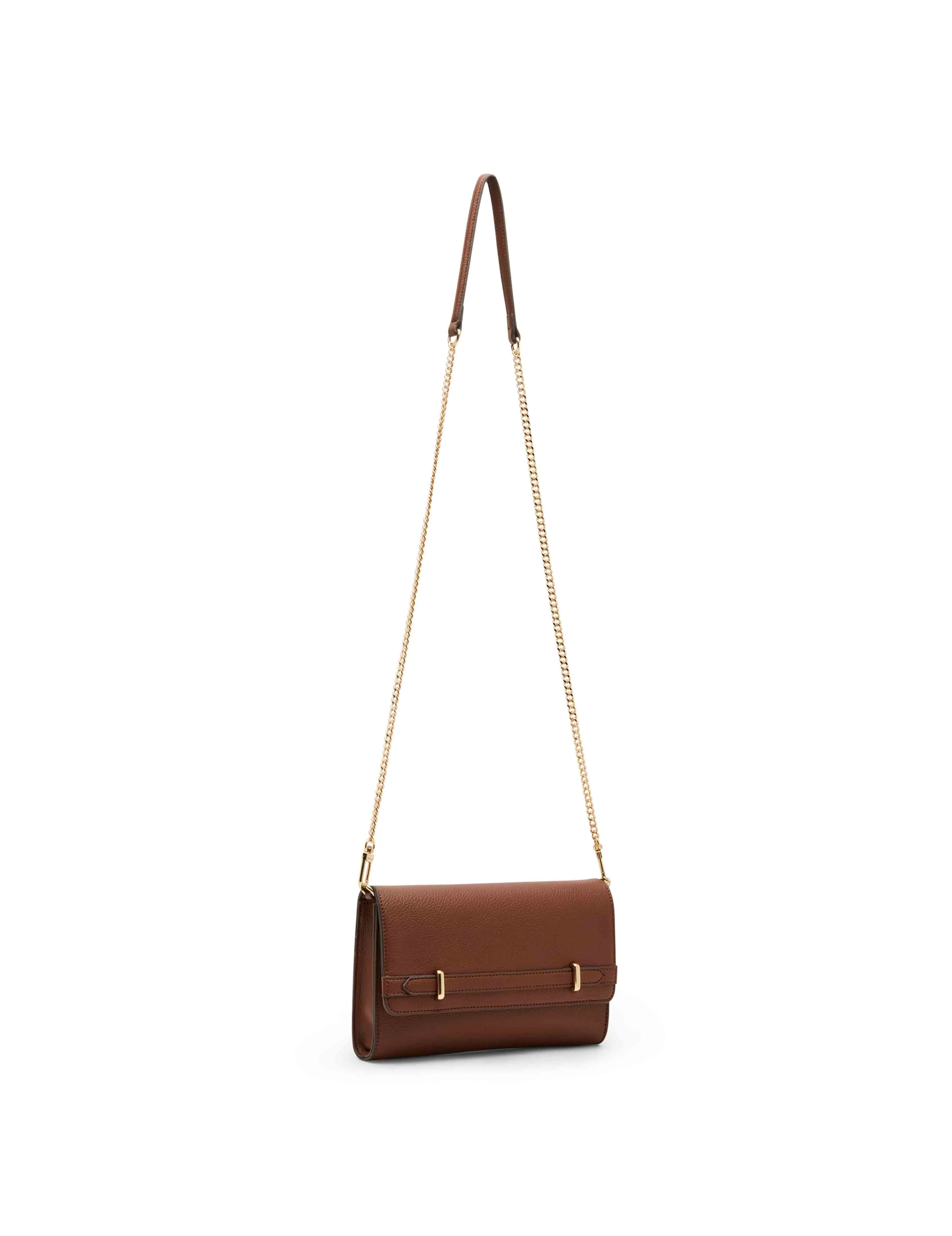 Wallet on a Chain with Detachable Wristlet Strap & Pouch