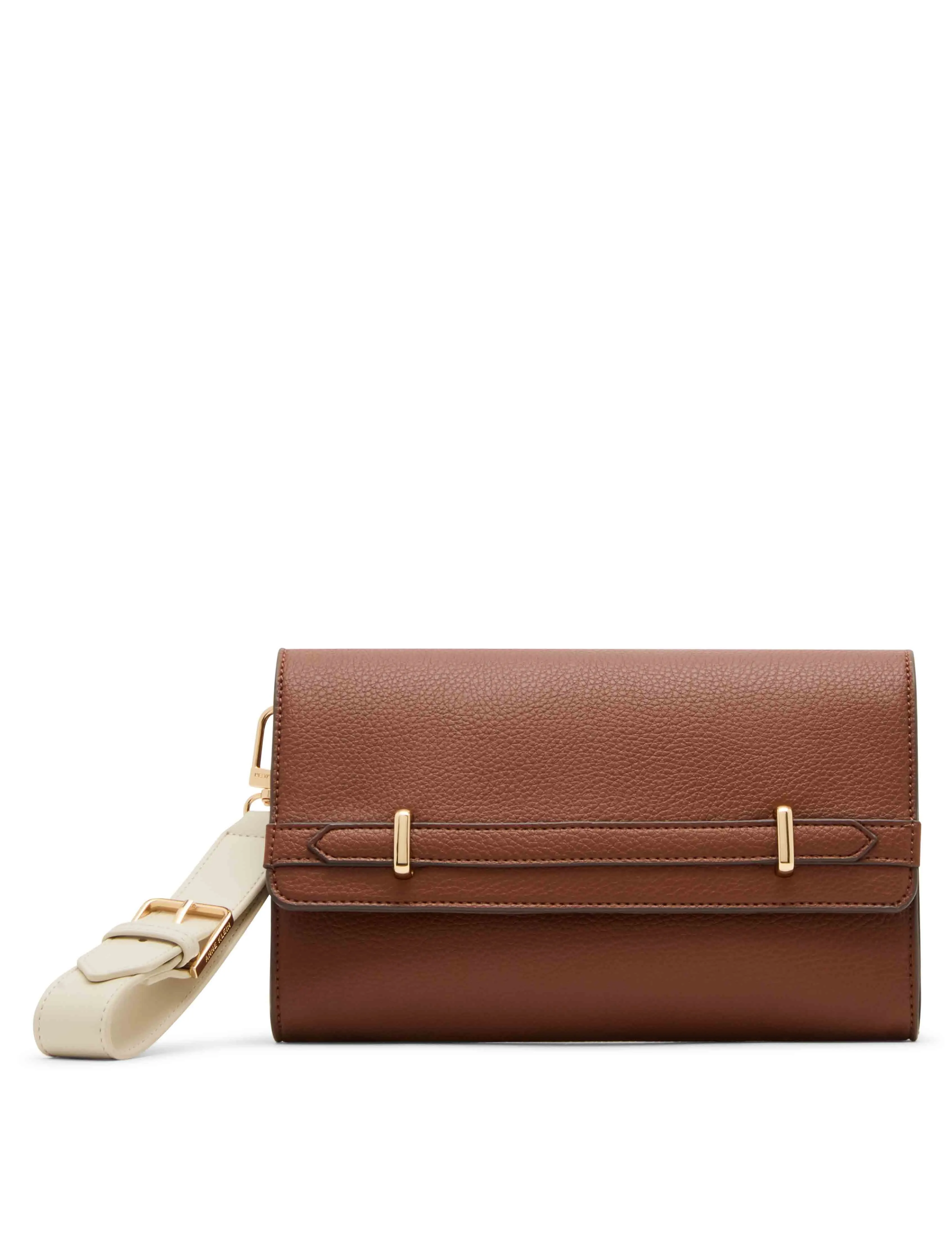 Wallet on a Chain with Detachable Wristlet Strap & Pouch