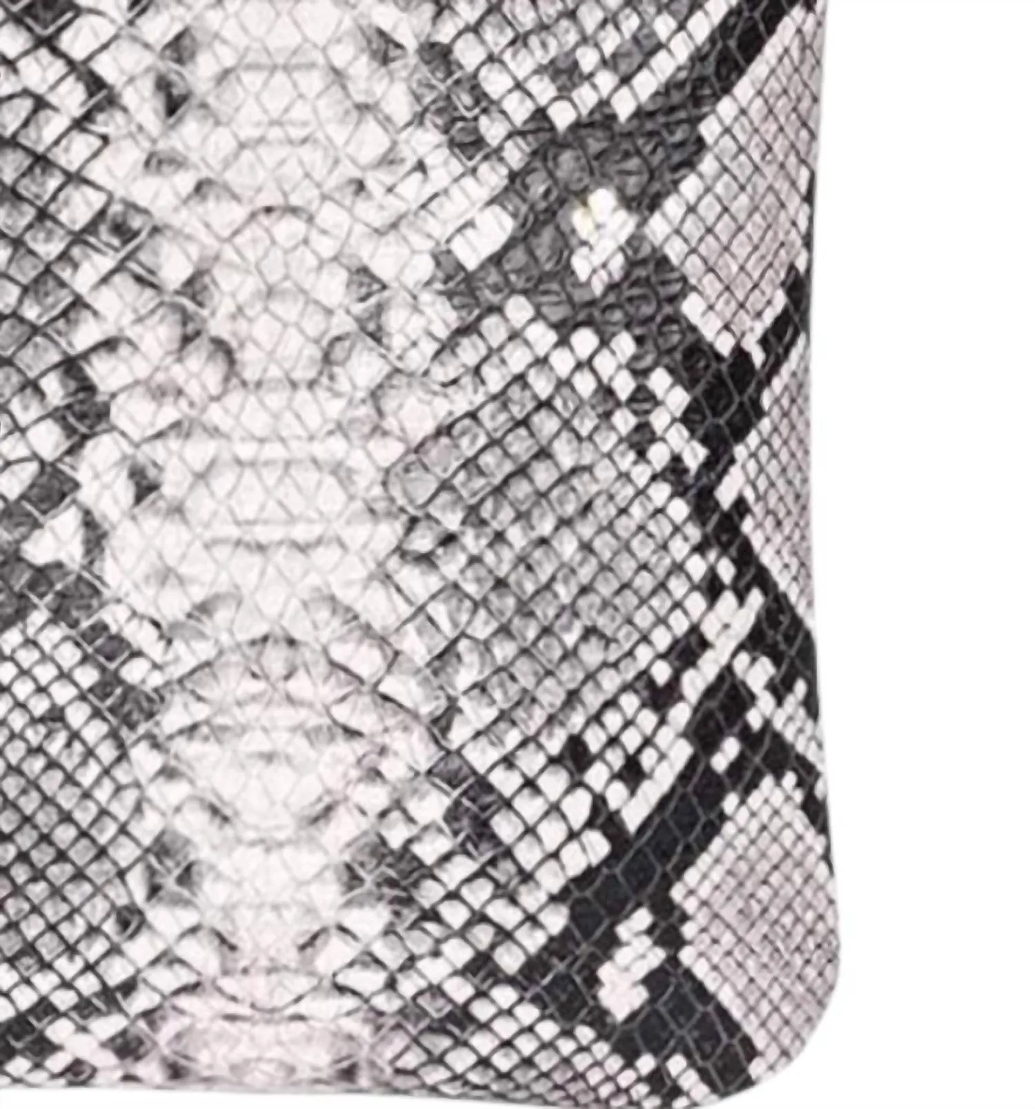 Women Leather Clutch In Python