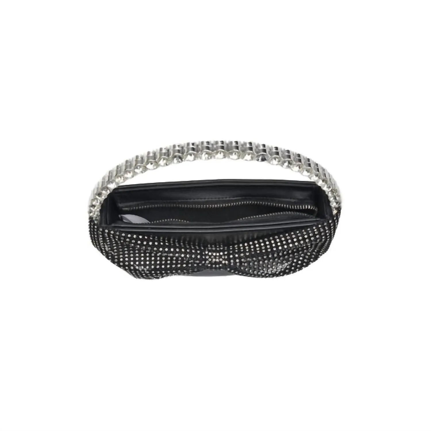 Women's Lorraine Crystal Bow Evening Bag In Black