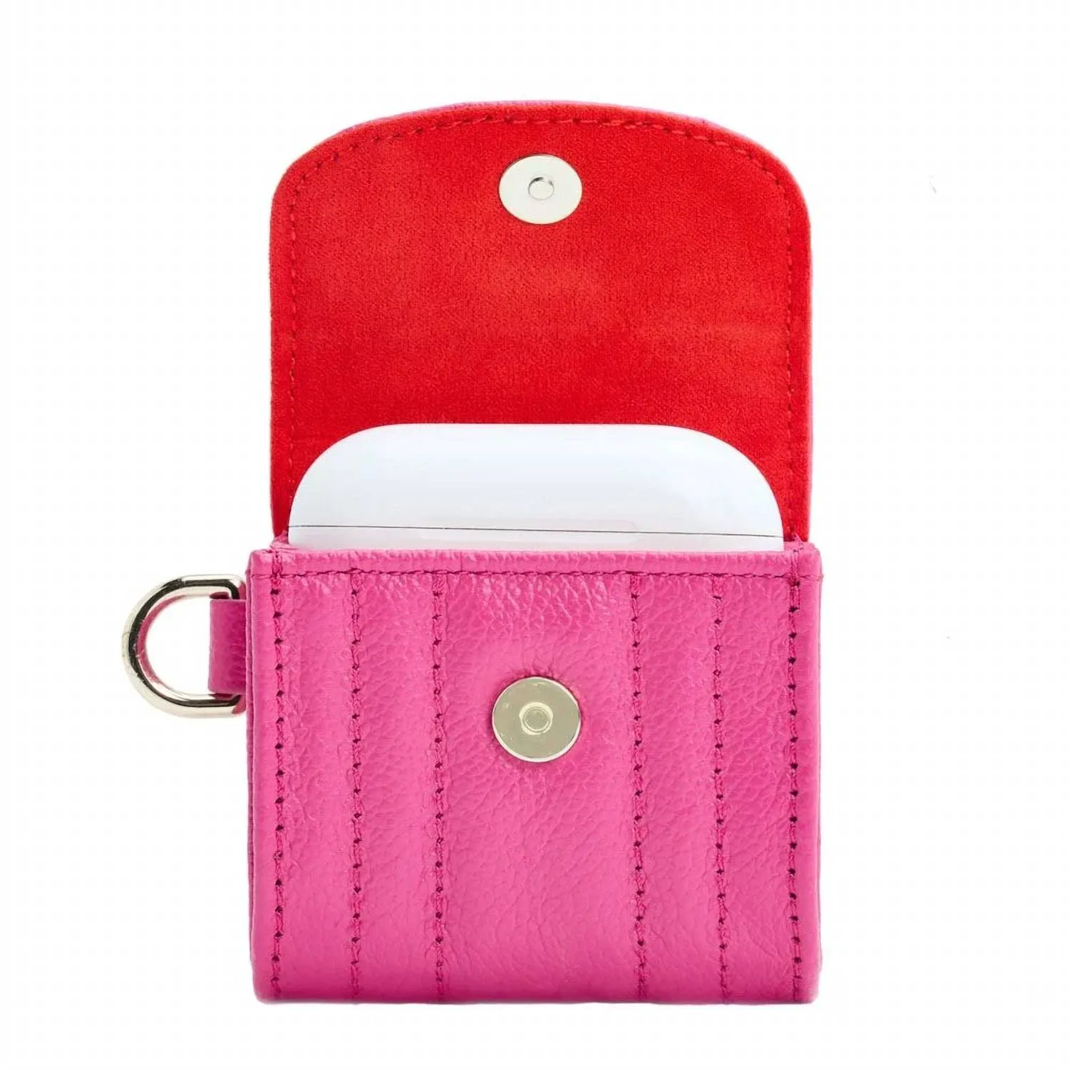 Women's Mimi Earpods Case With Wristlet In Pink