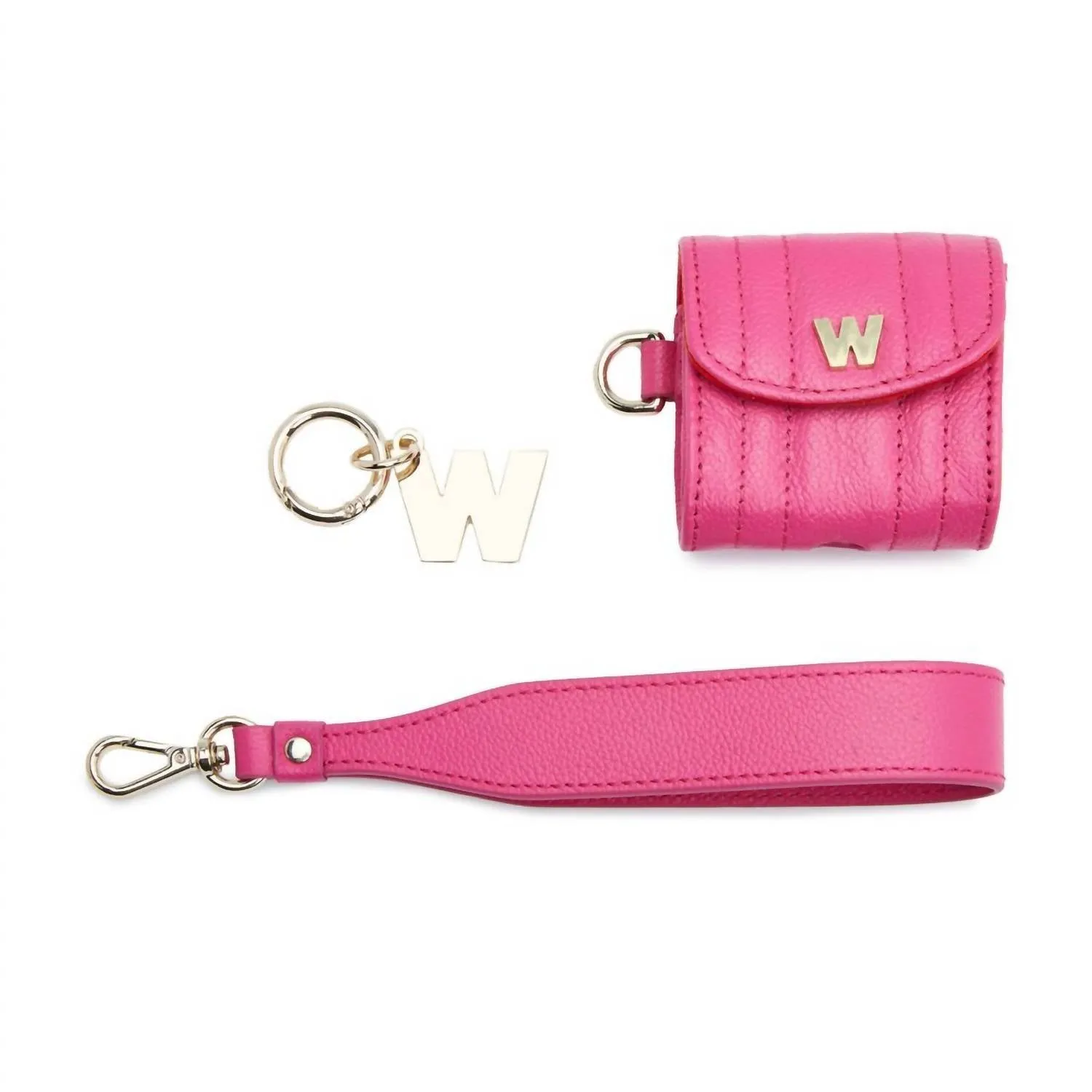 Women's Mimi Earpods Case With Wristlet In Pink