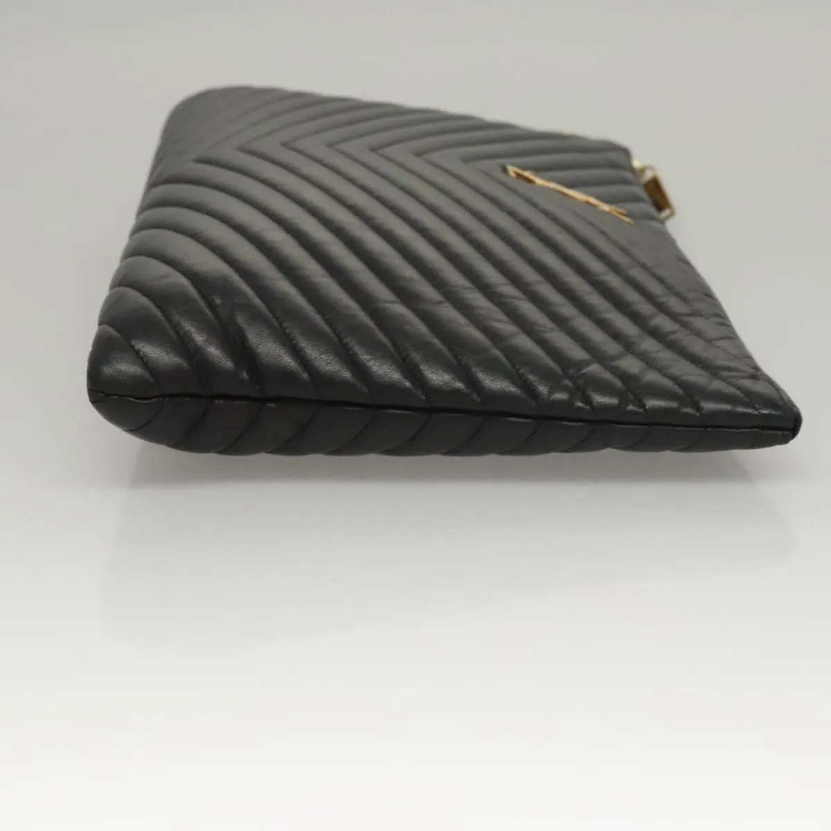 Yves Saint Laurent Leather Clutch Bag (Pre-Owned)