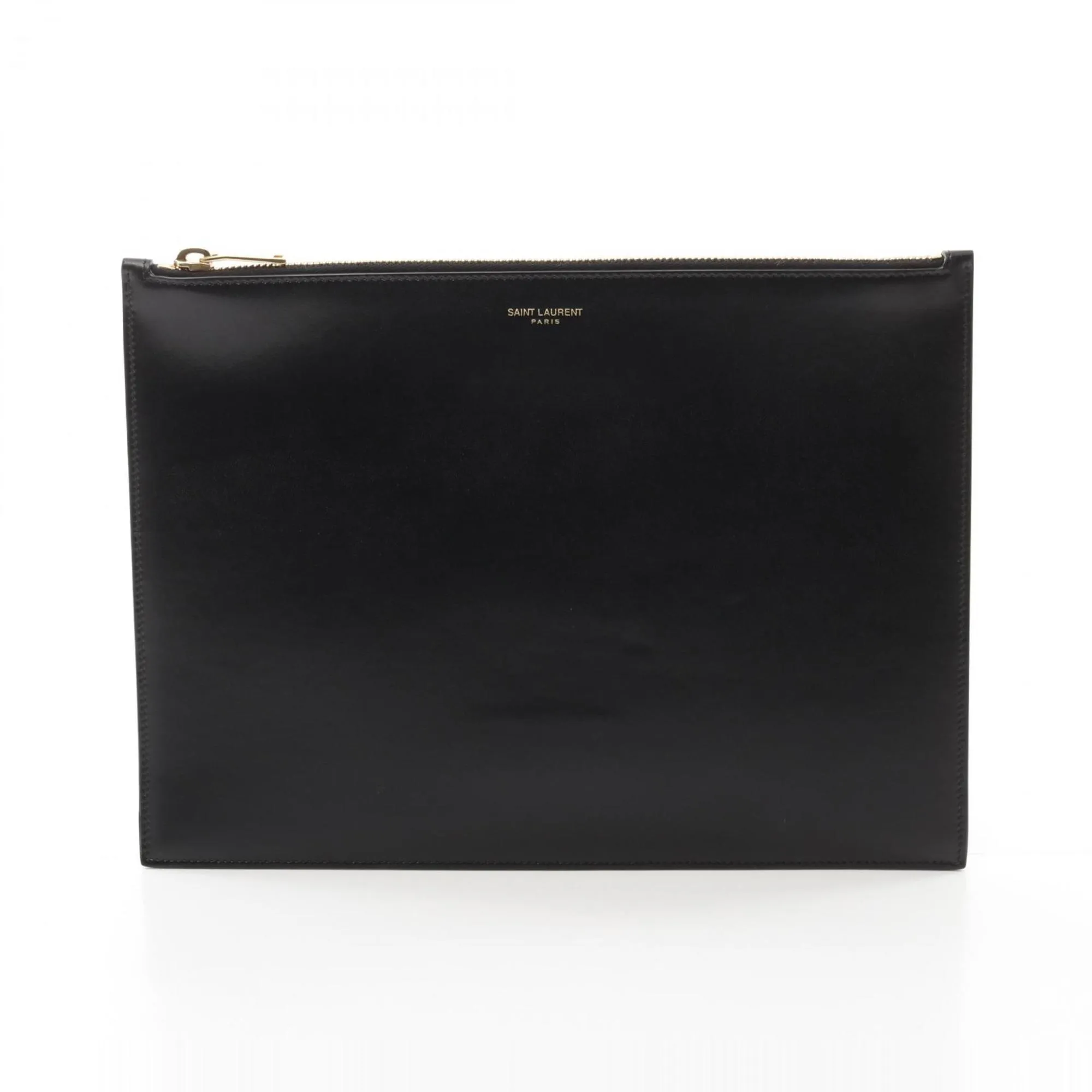 Yves Saint Laurent Leather Clutch Bag (Pre-Owned)