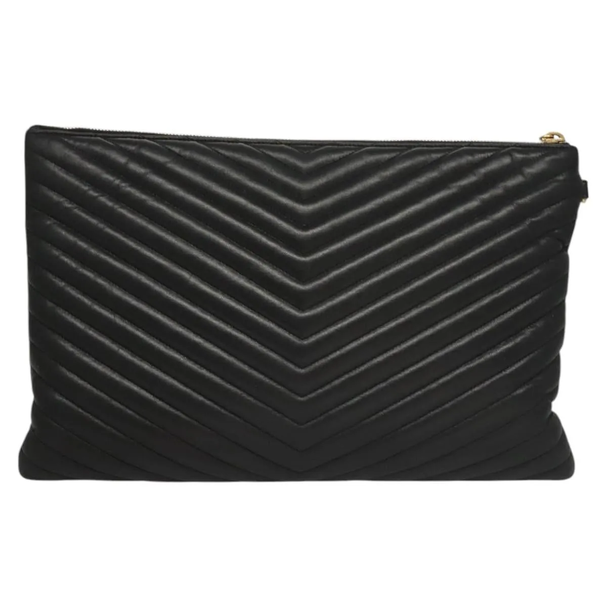Yves Saint Laurent Leather Clutch Bag (Pre-Owned)